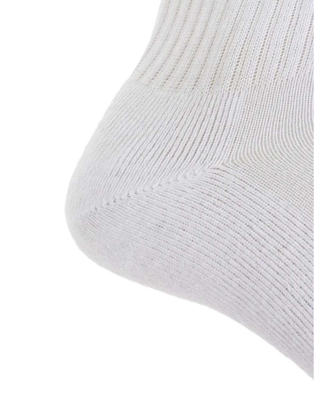 EA7 White Dynamic Athlete Logo-Print Three-Pack Socks for men