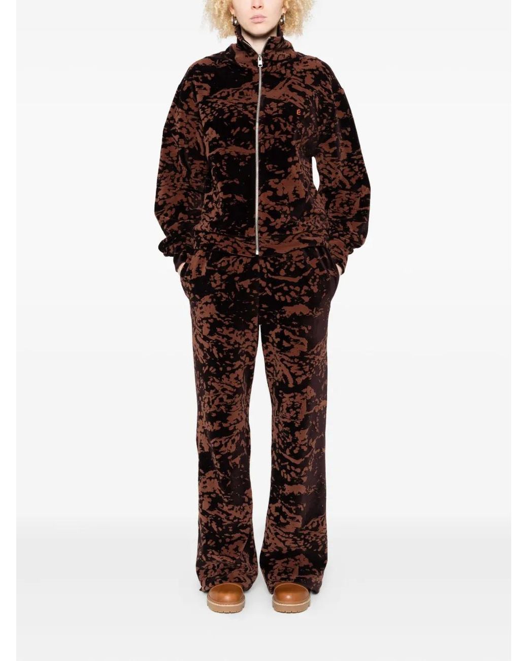 Etudes Studio Black Velour Track Jacket