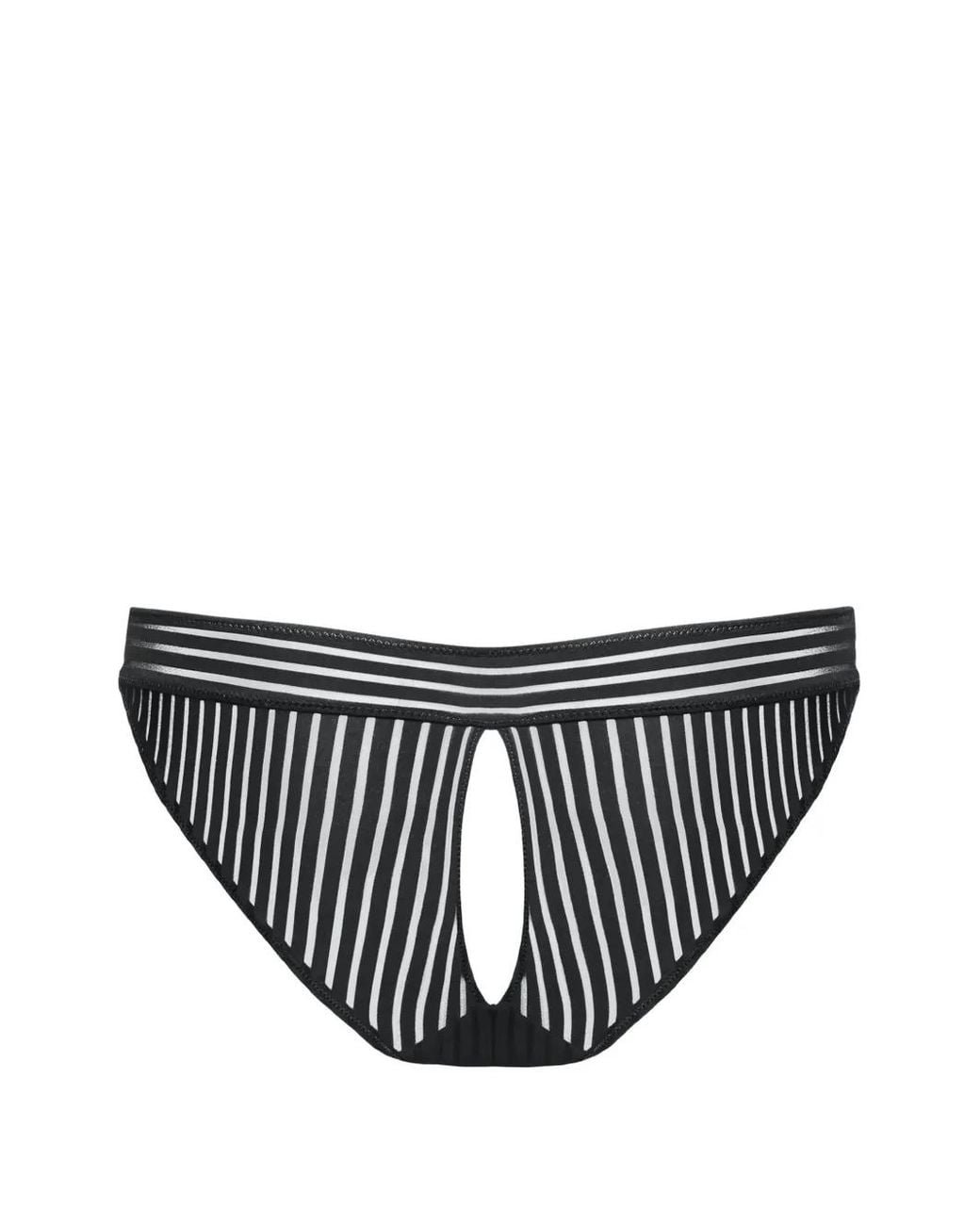 Maison Close Black Cut Out Briefs