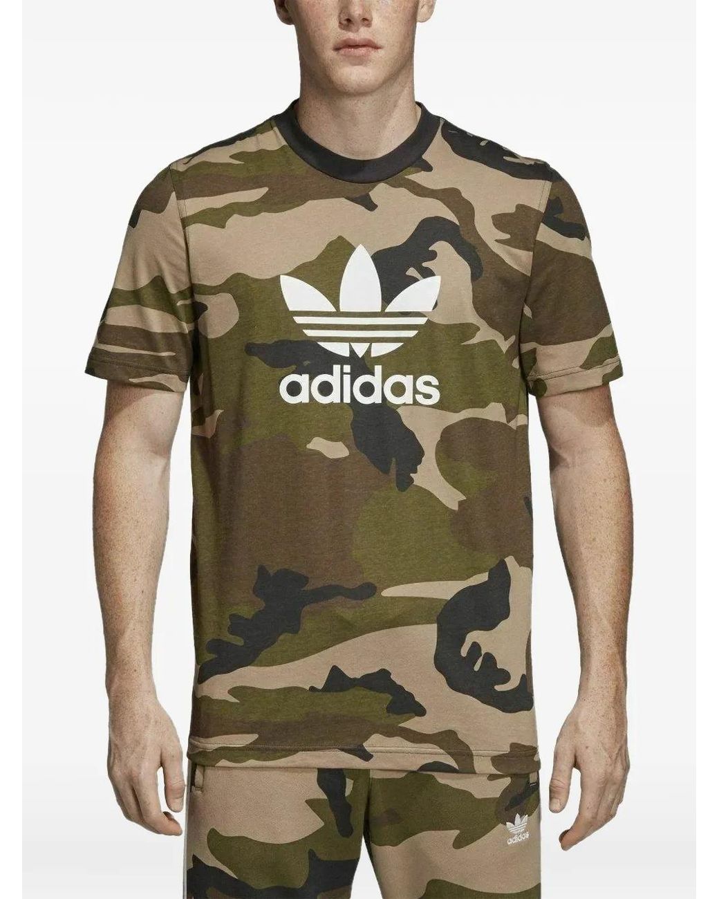 Adidas Green Camo T-Shirt for men
