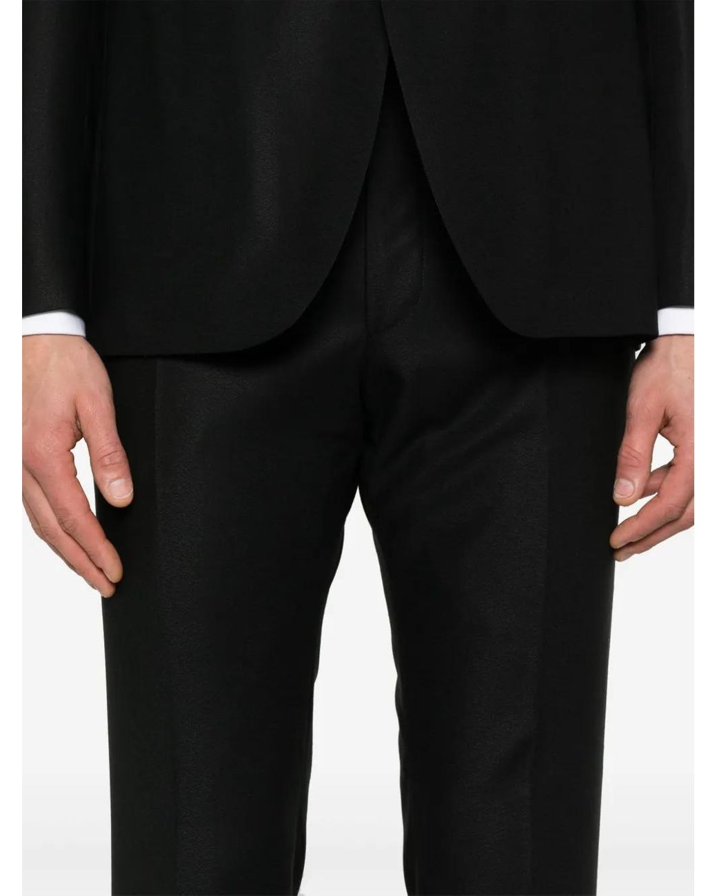 Tagliatore Black Single-Breasted Dinner Suit for men