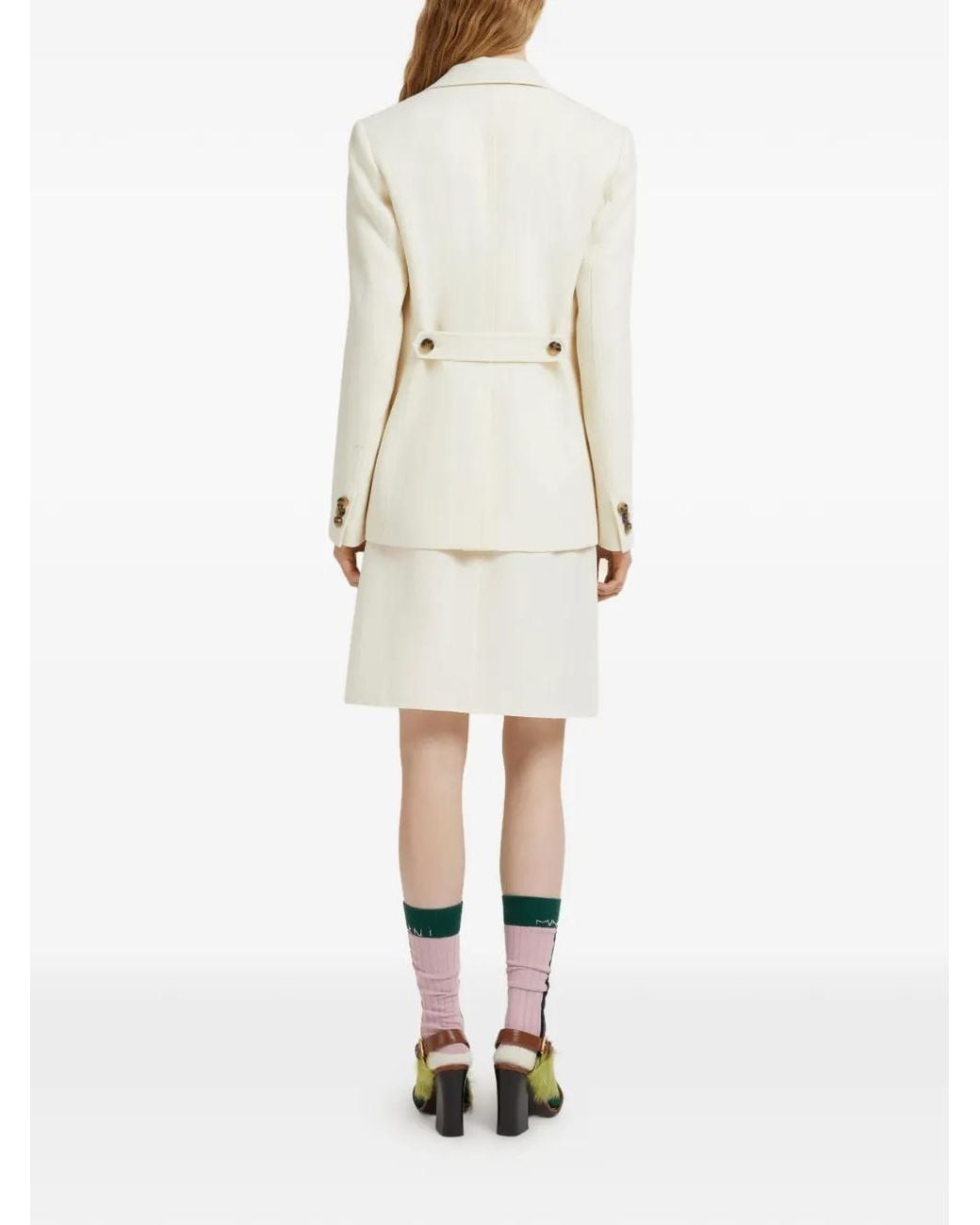 Marni Natural Wollkreppjacke