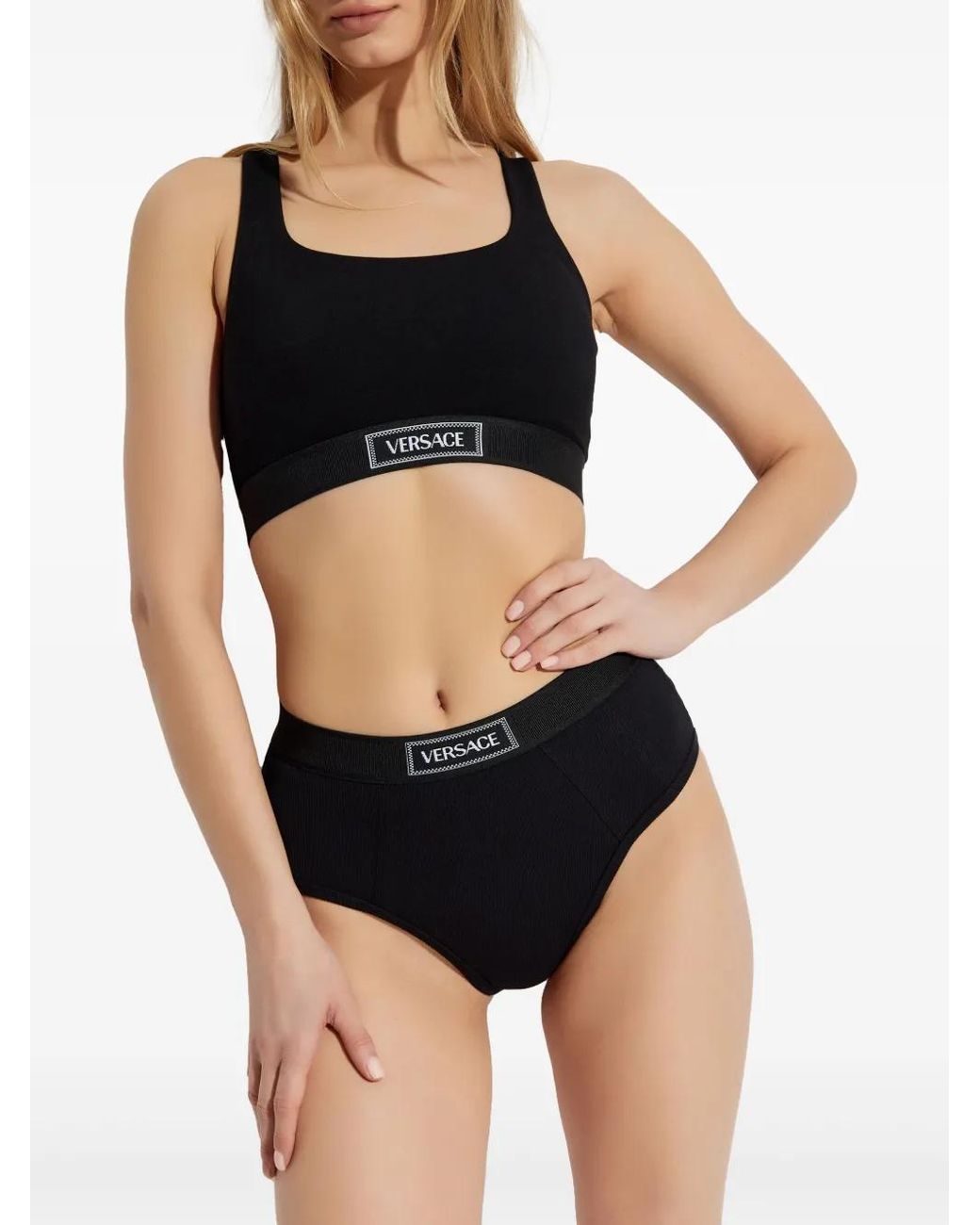 Versace Black Bottoms