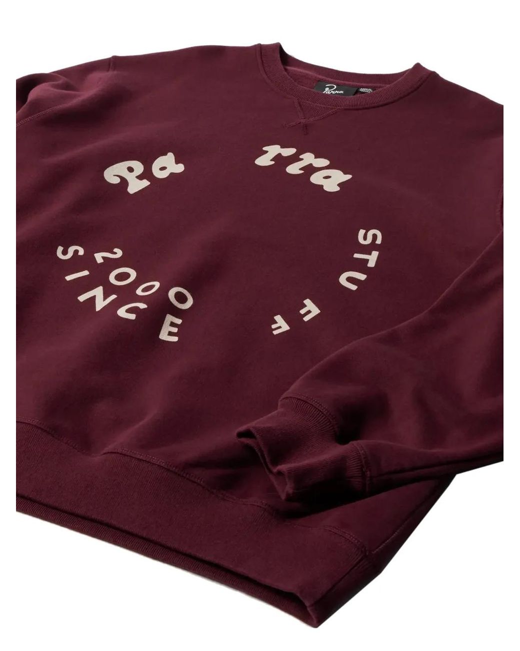 by Parra Purple Gasoline Crew-Neck Sweatshirt for men