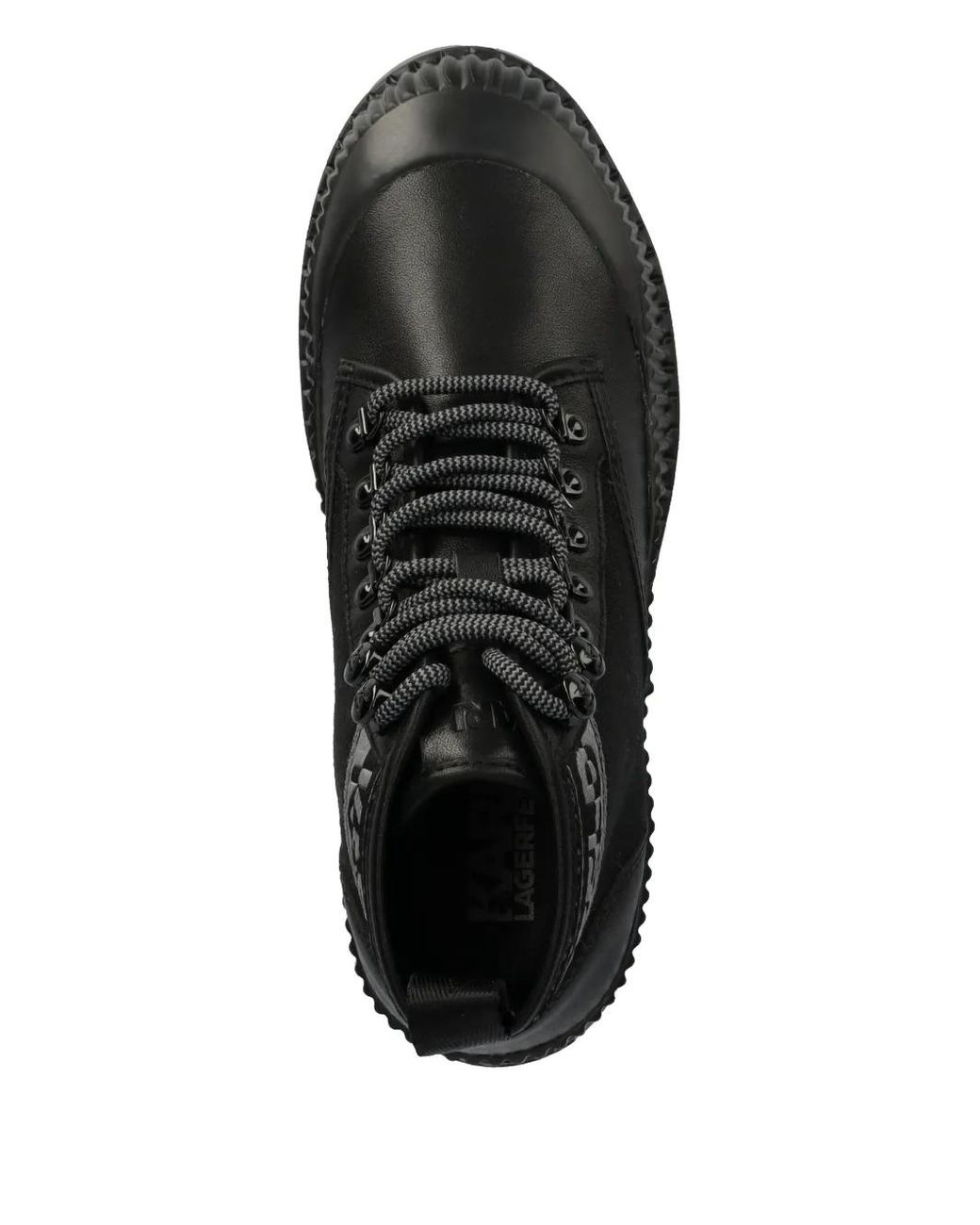 Karl Lagerfeld Black Trekka Spekulum Boots