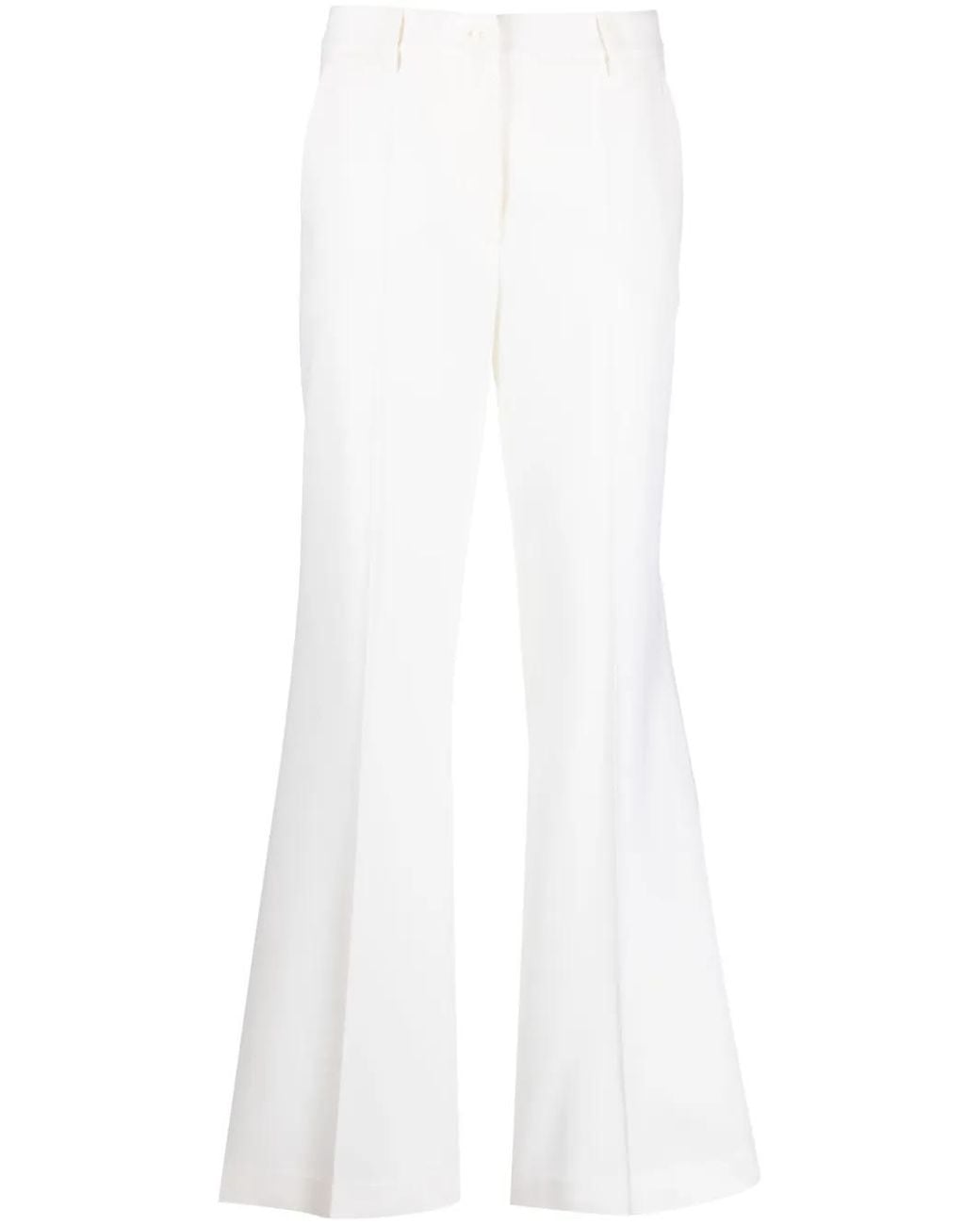 P.A.R.O.S.H. White Trousers Cream