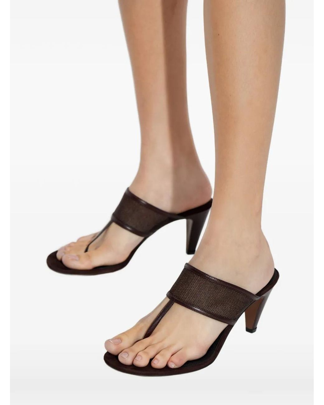 Neous White Vena Open-Toe Sandals