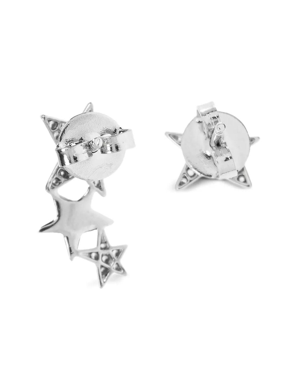 Zadig & Voltaire Metallic Rock Star Strass Earrings
