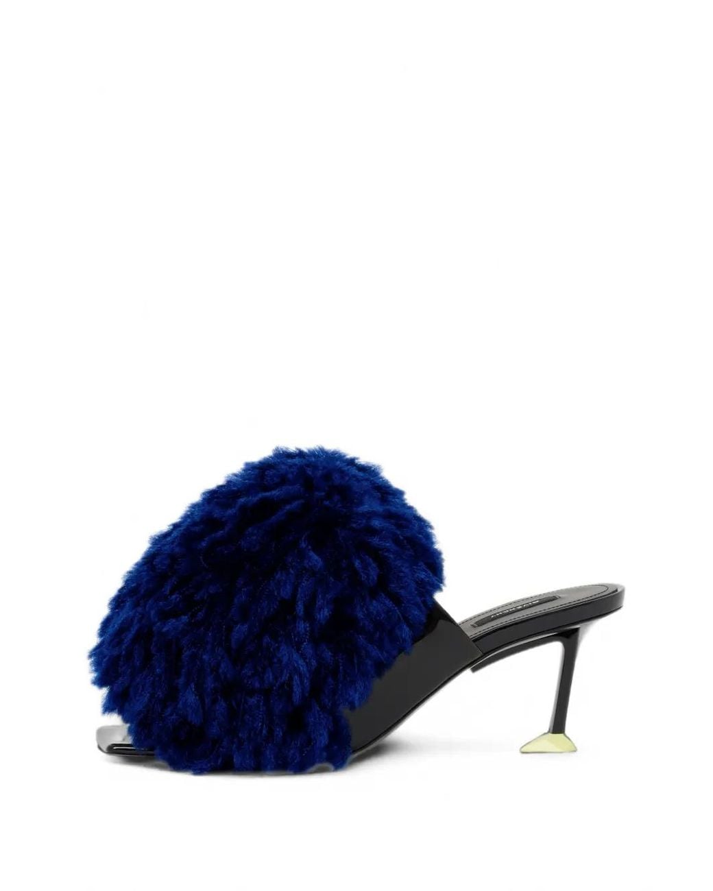 Givenchy Blue Pompom Mules