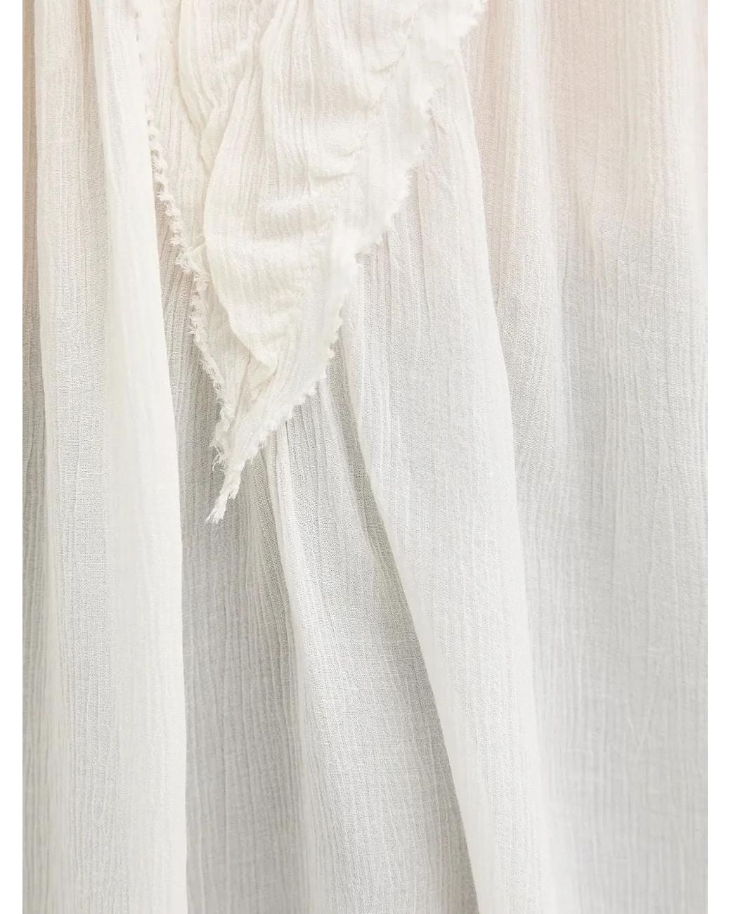 Top Perilla Con Volantes Munthe de color Blue
