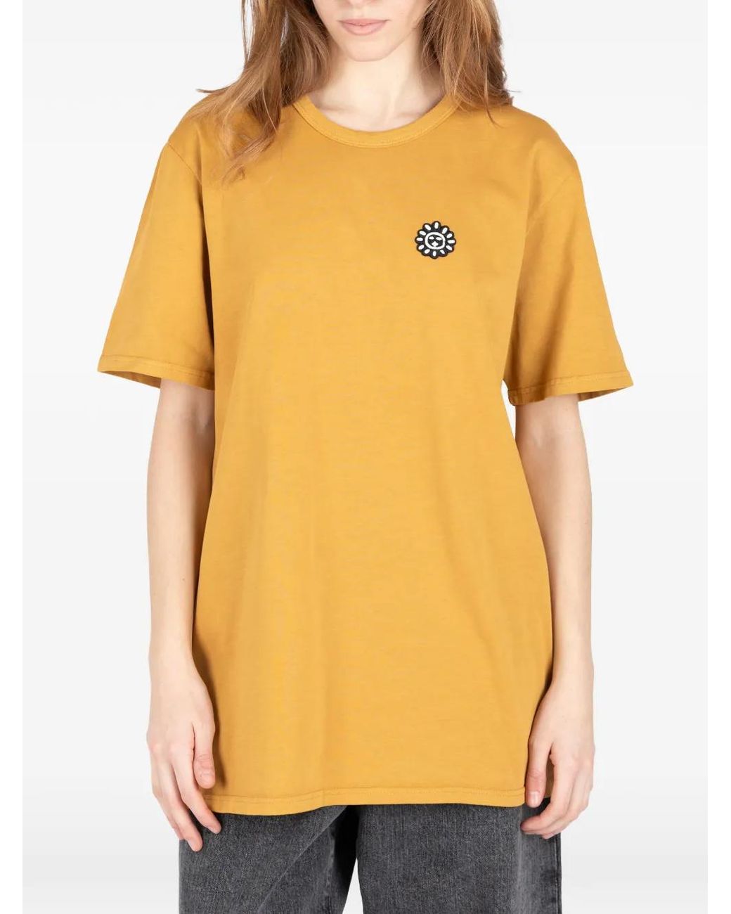 Societe Anonyme Yellow T-Shirt Sunny À Manches Courtes
