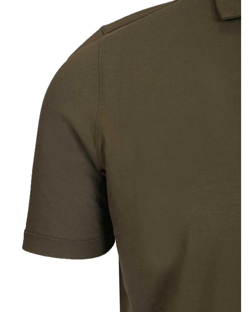 Al Duca D'aosta Green Three-Button Polo Shirt for men