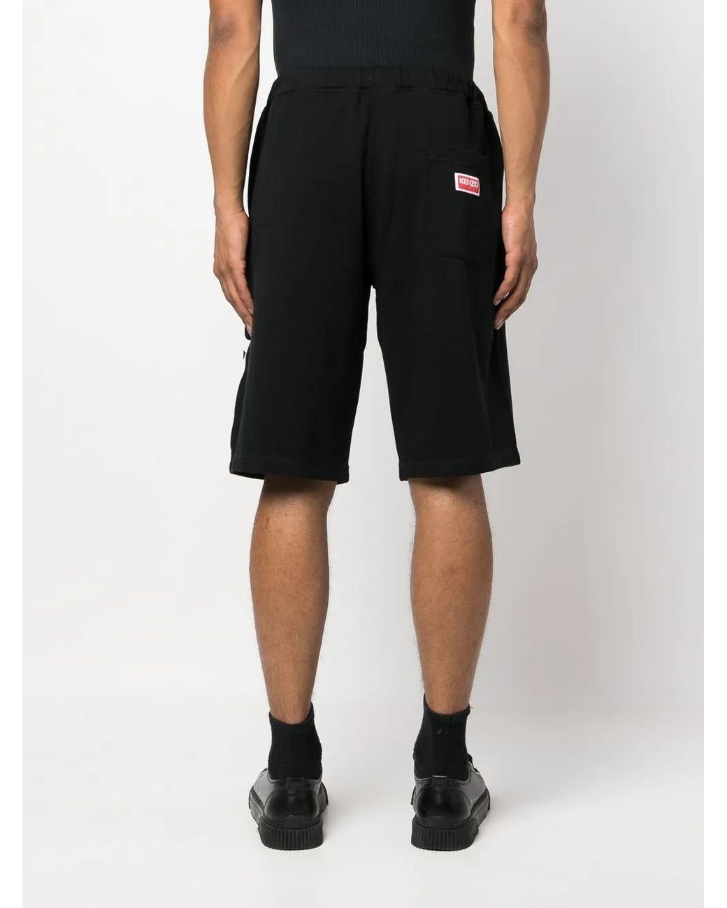 KENZO Black Bermuda Boke Flower for men