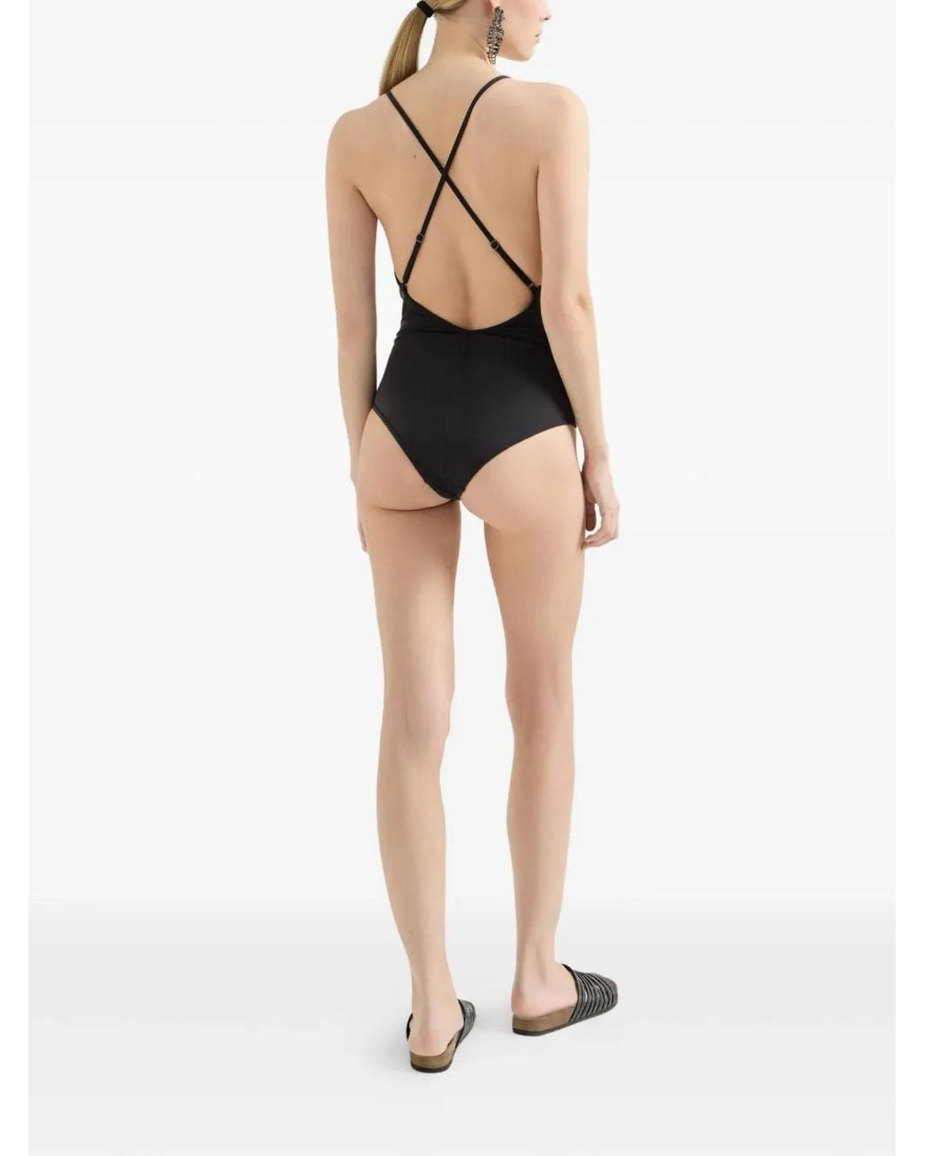 Brunello Cucinelli Black Beachwear