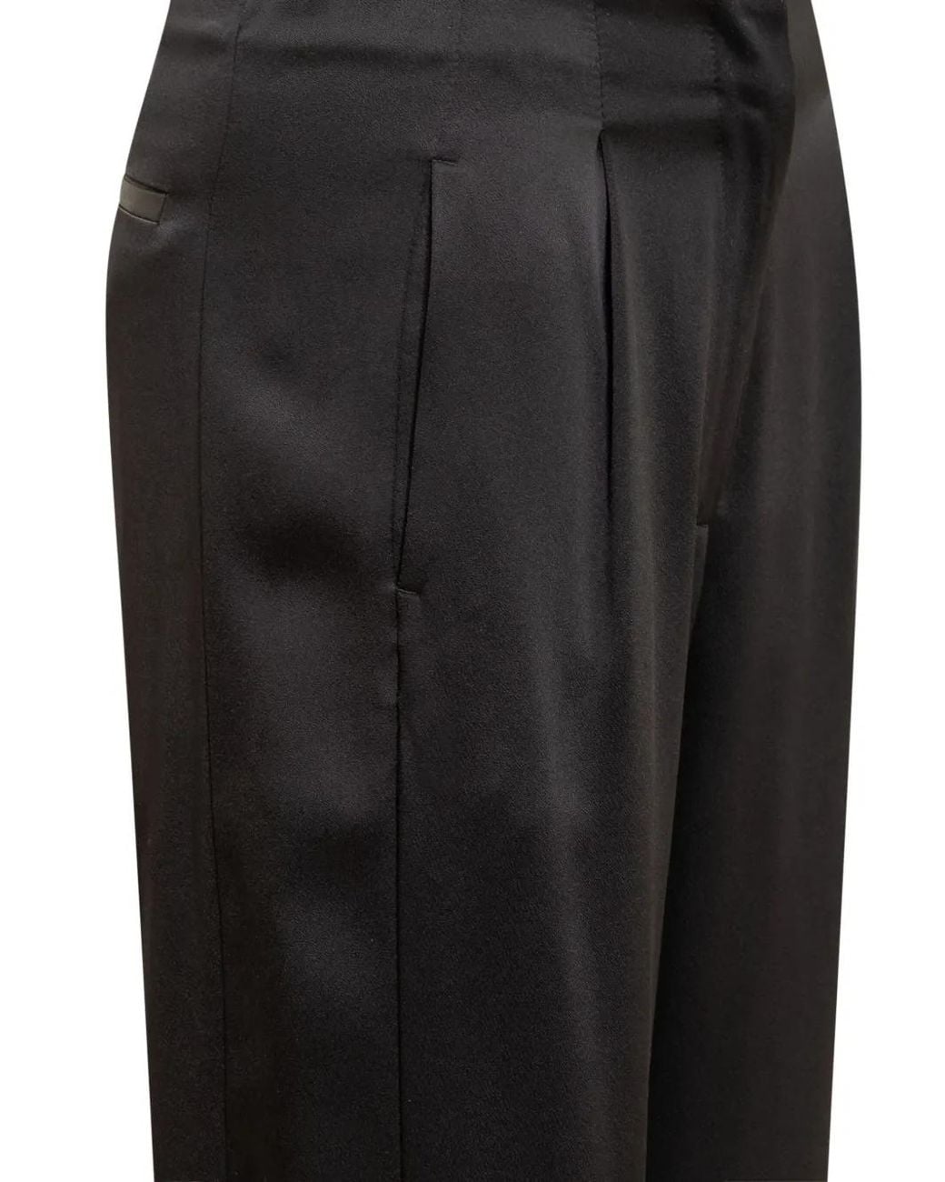 MSGM Satijnen Broek in het Black