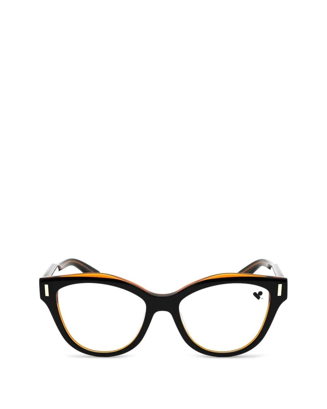 Calvin Klein Black Cat-Eye Glasses