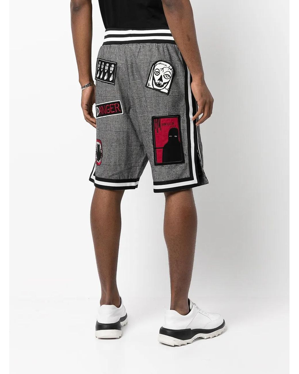 Haculla Black Eternal Salvation Basketball Shorts for men