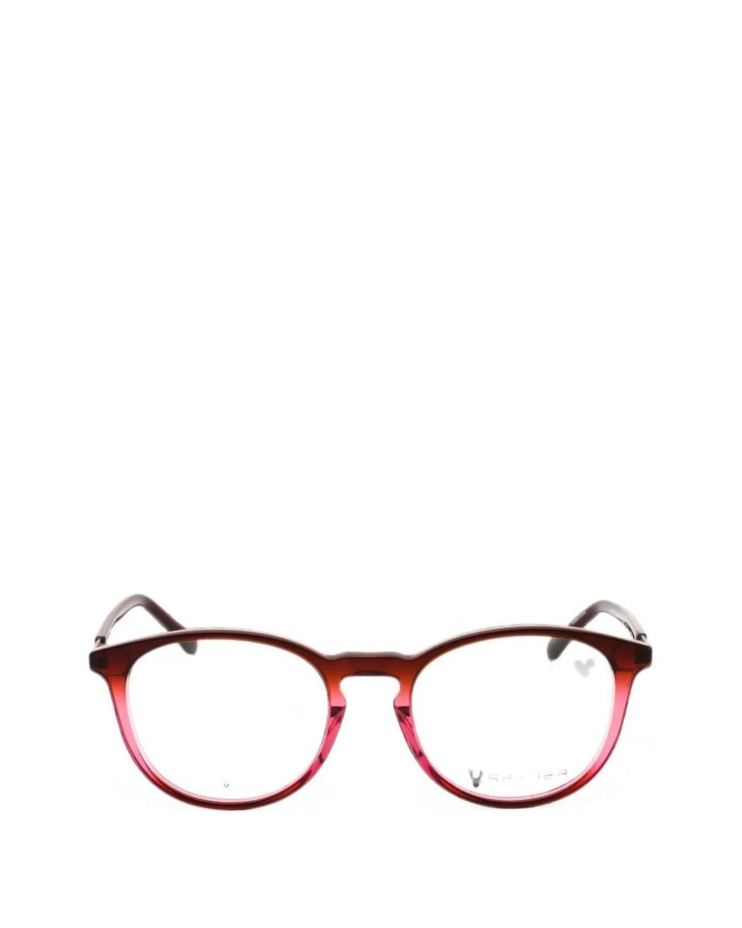 Spyder Red Round-Frame Glasses for men