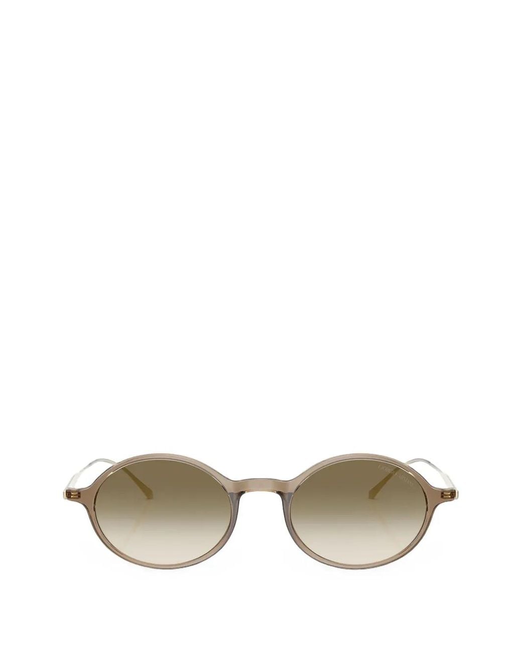 Giorgio Armani Metallic Round-Frame Sunglasses for men