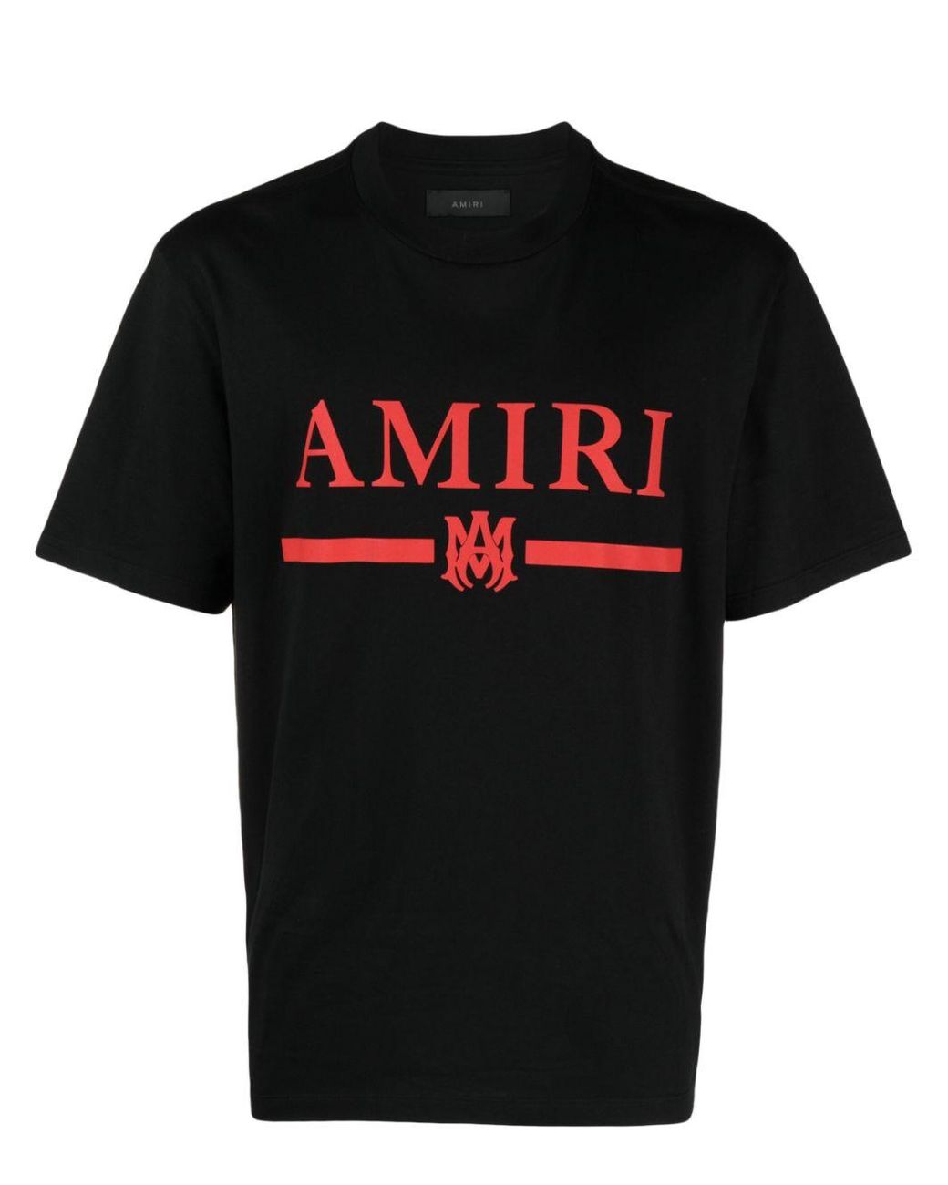 Amiri Logo-print Cotton T-shirt in Black for Men | Lyst