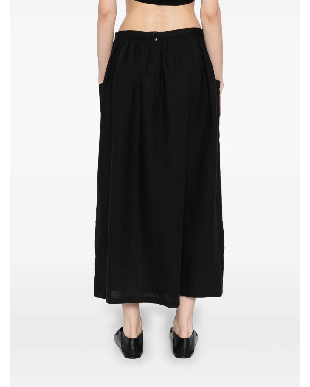 Agnes B. Black Elasticated Waist Skirt