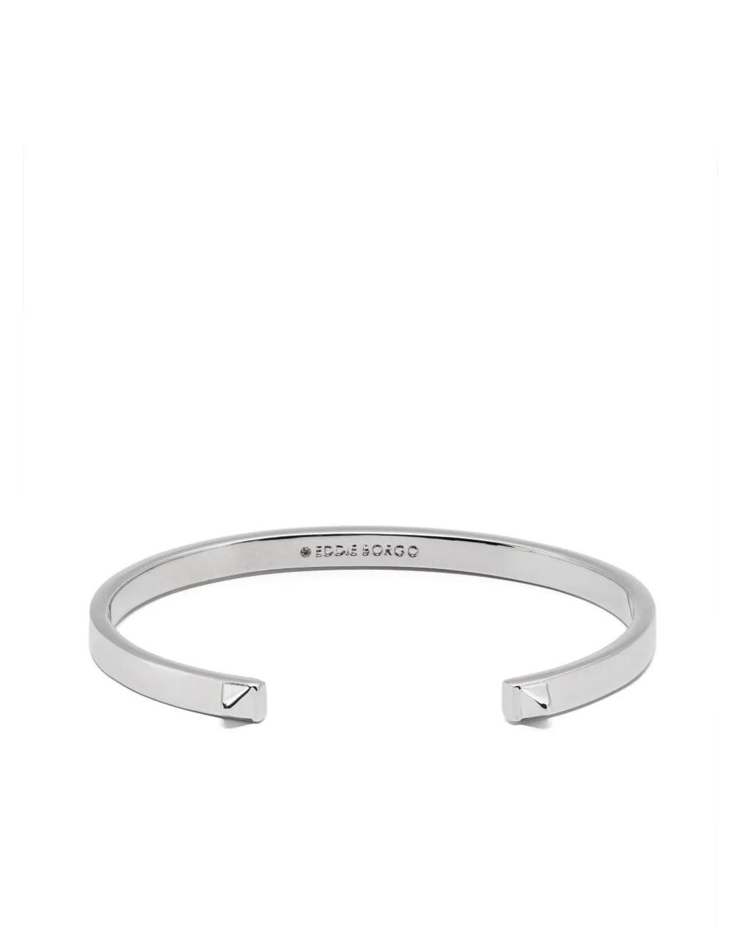 Eddie Borgo White Open Pyramid Bracelet