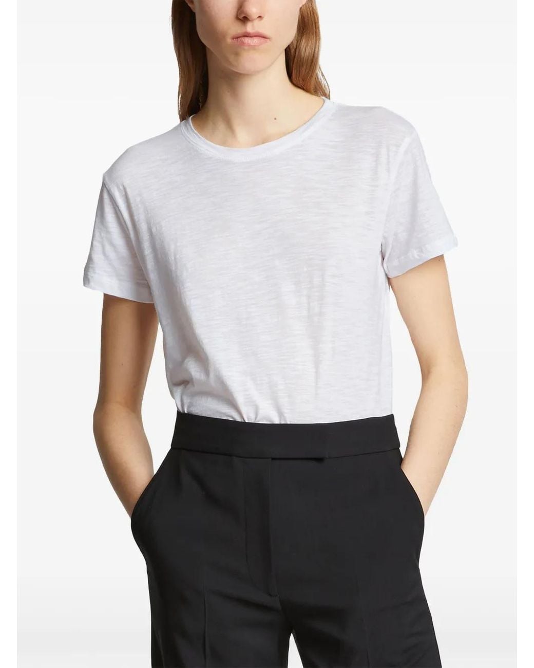 Proenza Schouler White Short Sleeve T-Shirt