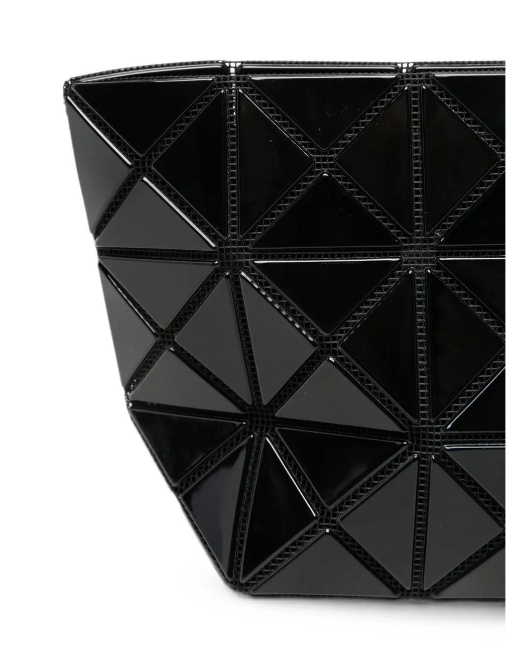 Issey Miyake Black Geometric-Panelled Mini Bag