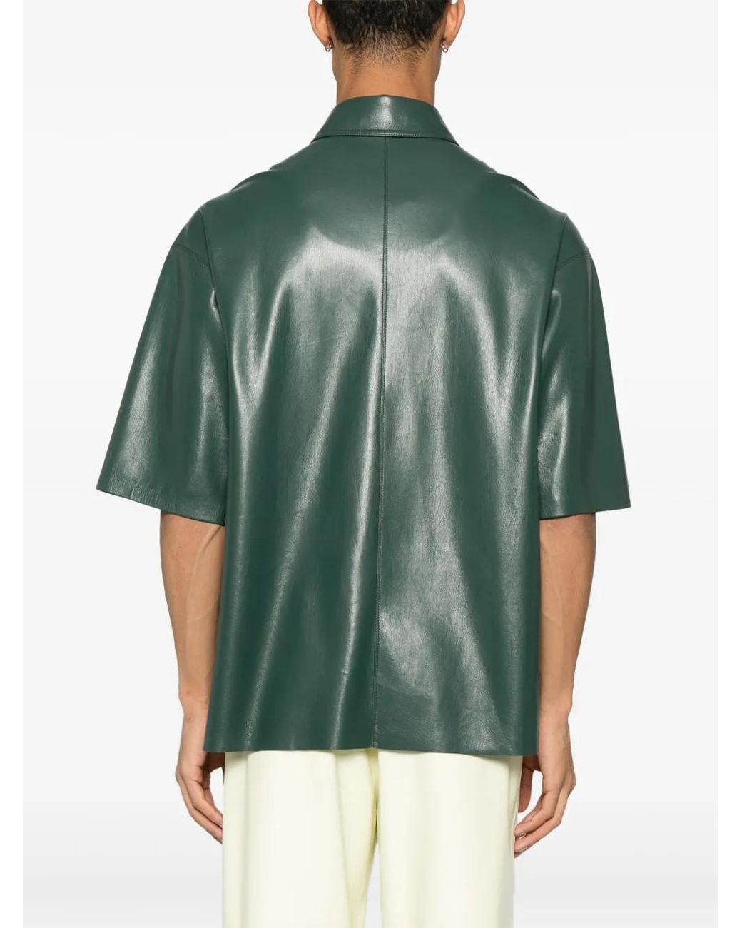 Nanushka Green Aksel Shirt for men