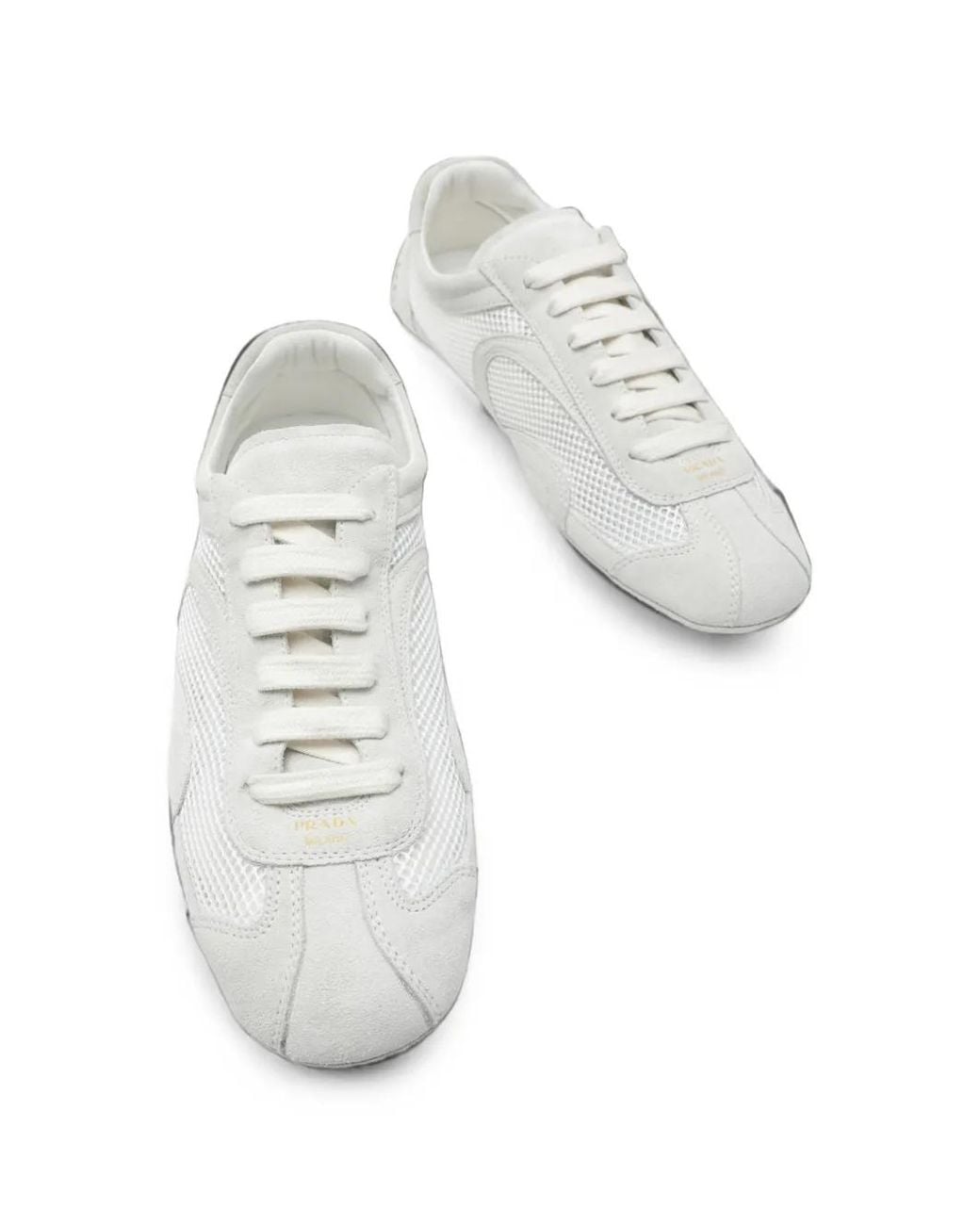 Prada White Montecarlo Re-Edition 2005 Sneakers