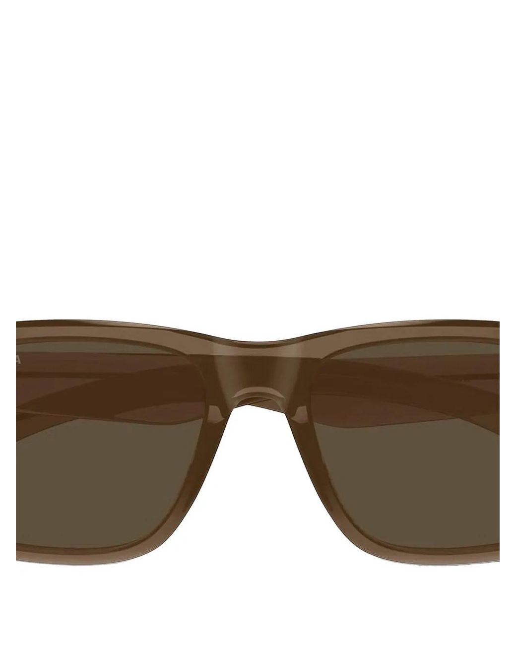 Balenciaga Gray Rectangle-Frame Sunglasses for men