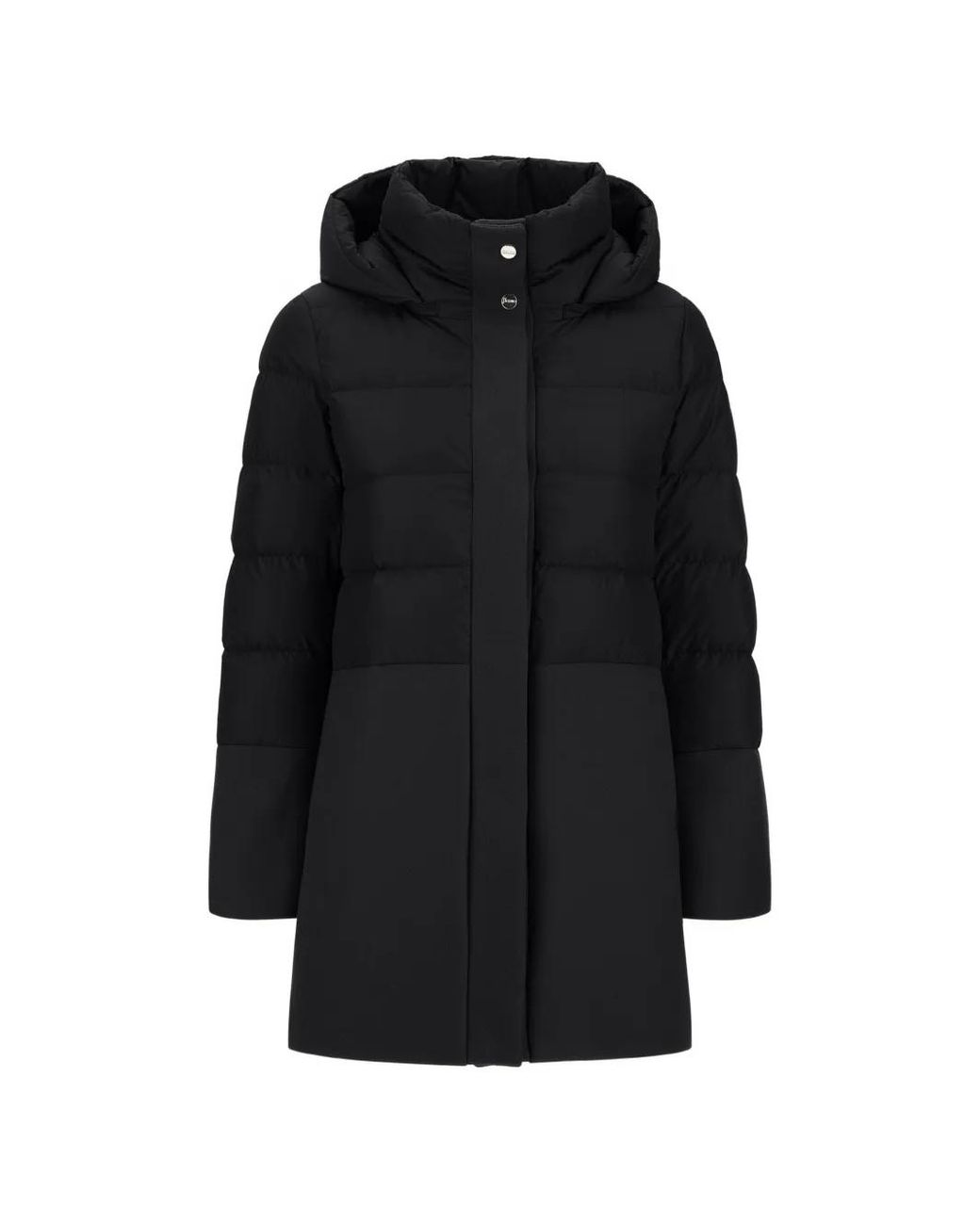 Herno Black A-Shape Padded Jacket
