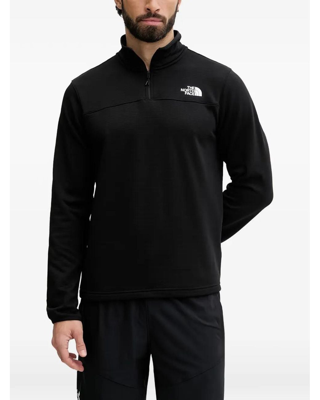 The North Face Black Cedar Trail Grid Fleece Zip for men