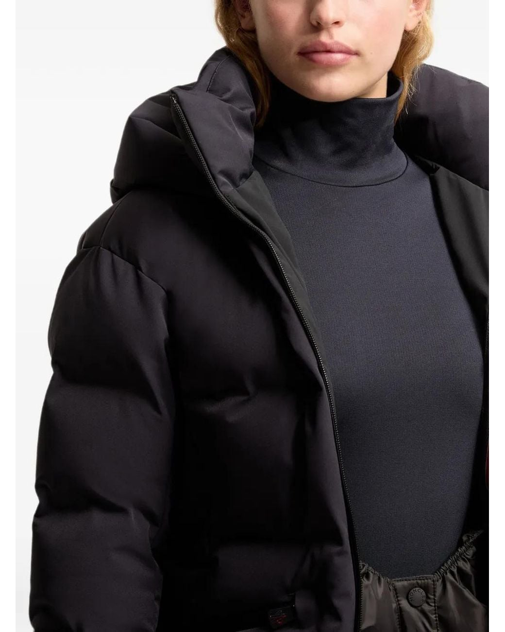 Moncler Black Tolima Hooded Insulated Ski Jacket
