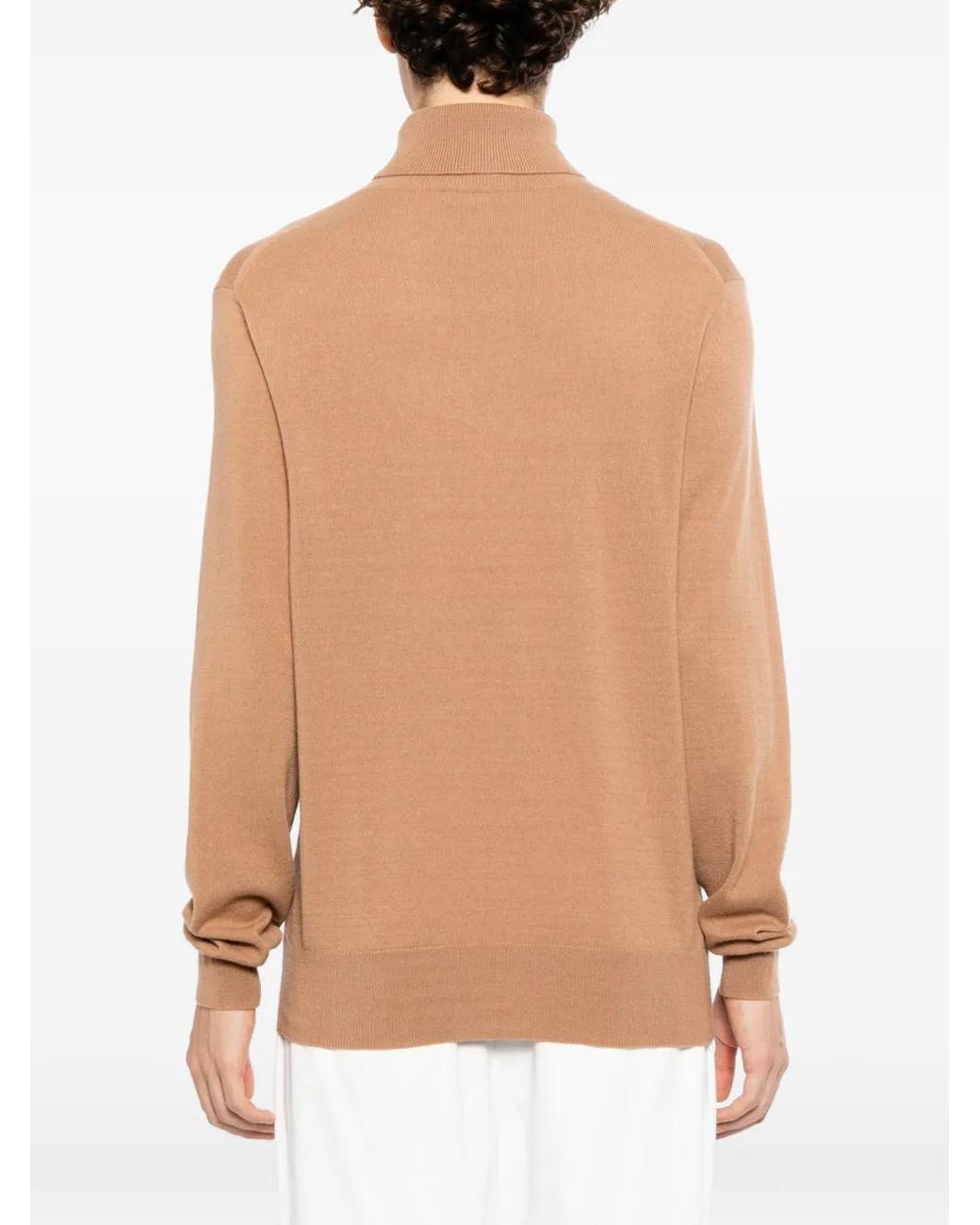 N.Peal Cashmere Natural Trafalgar Sweater for men