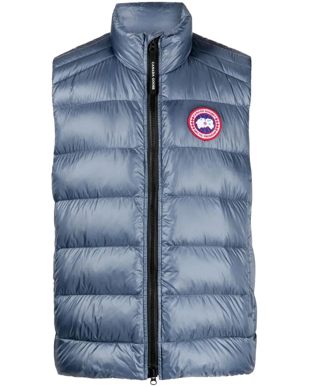 Canada Goose Blue Crofton Logo-Appliqué Gilet for men