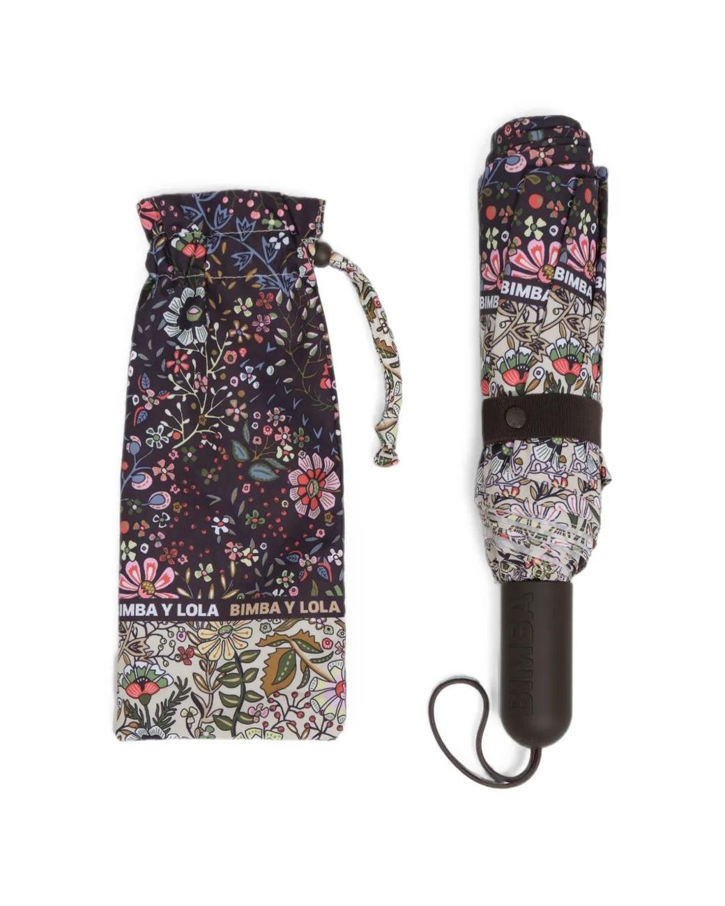 Ombrello Con Design Patchwork di Bimba Y Lola in Black