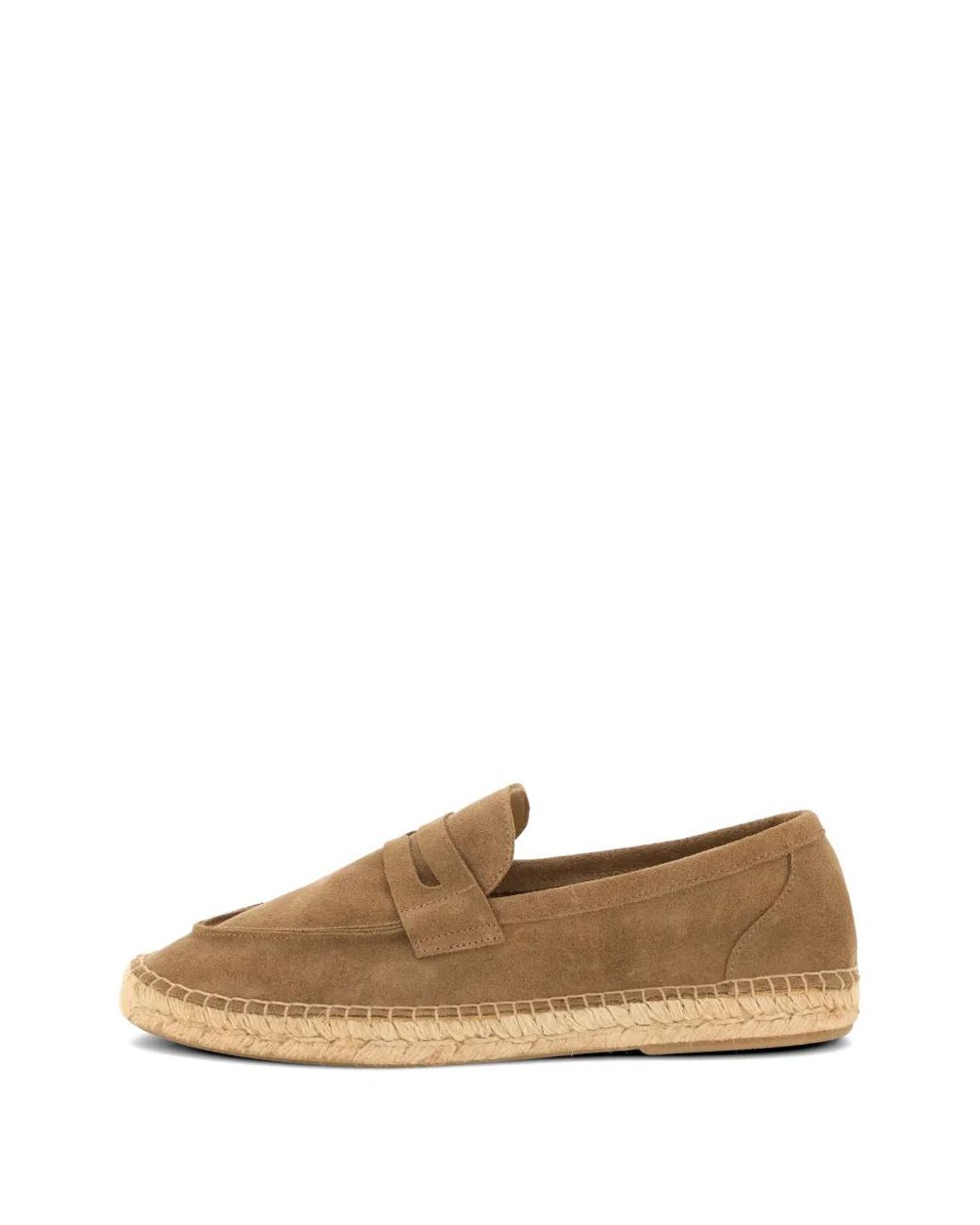 Boggi Brown Tellin Suede Leather Espadrilles for men