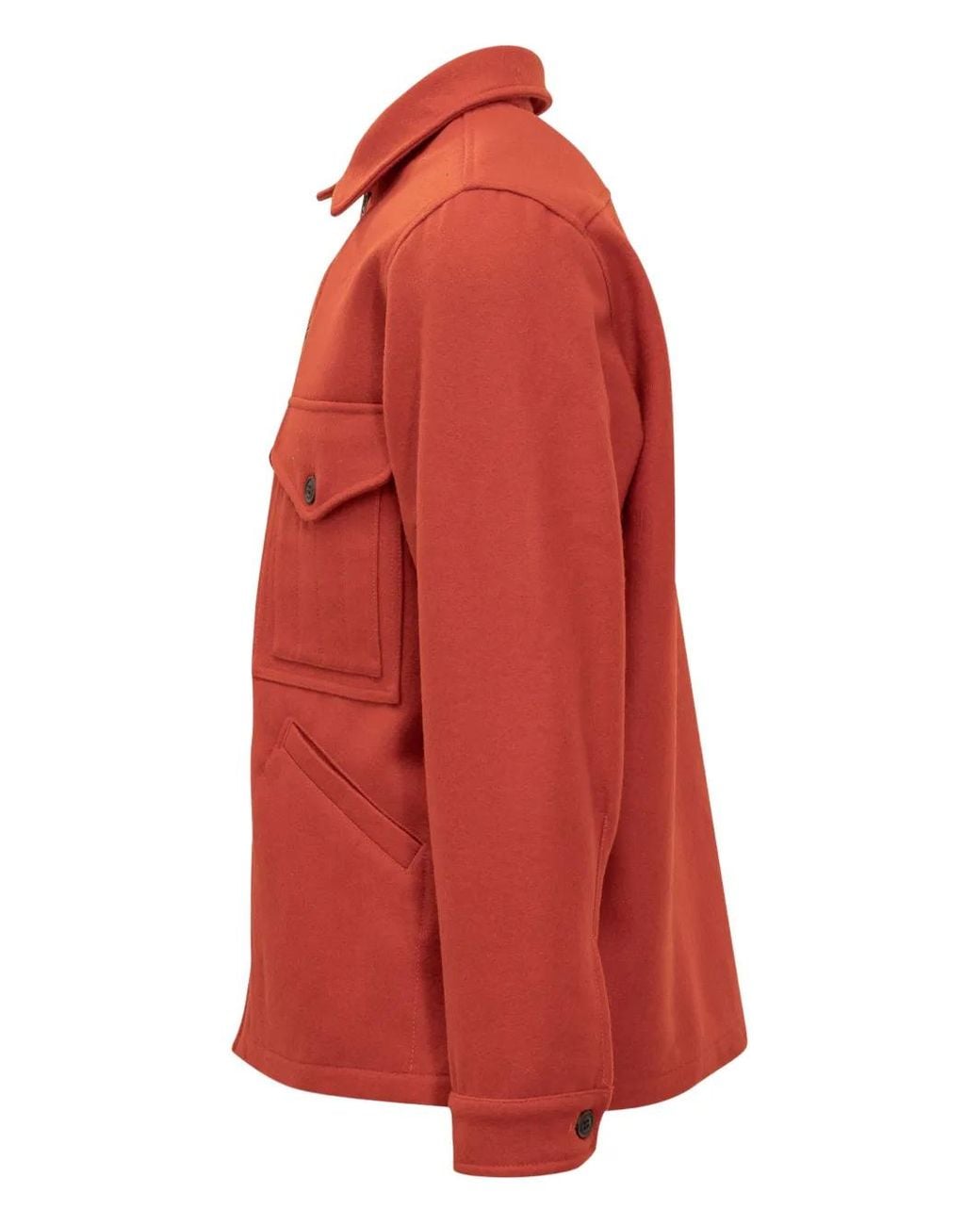Ceccarelli Red Front-Pockets Jacket for men