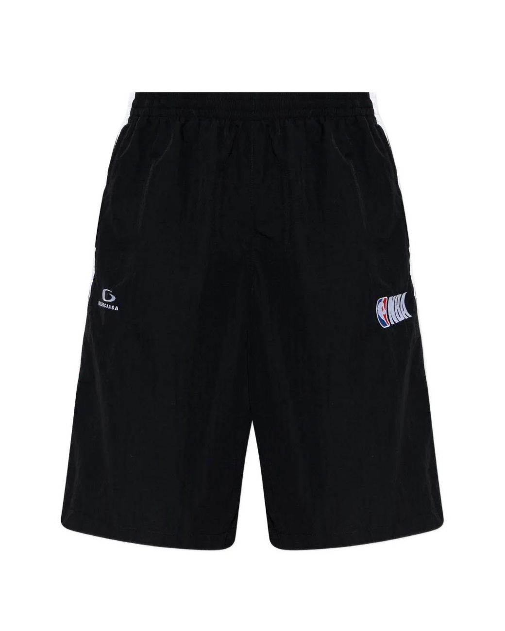 Balenciaga Black Nba Collaboration Tracksuit Shorts for men