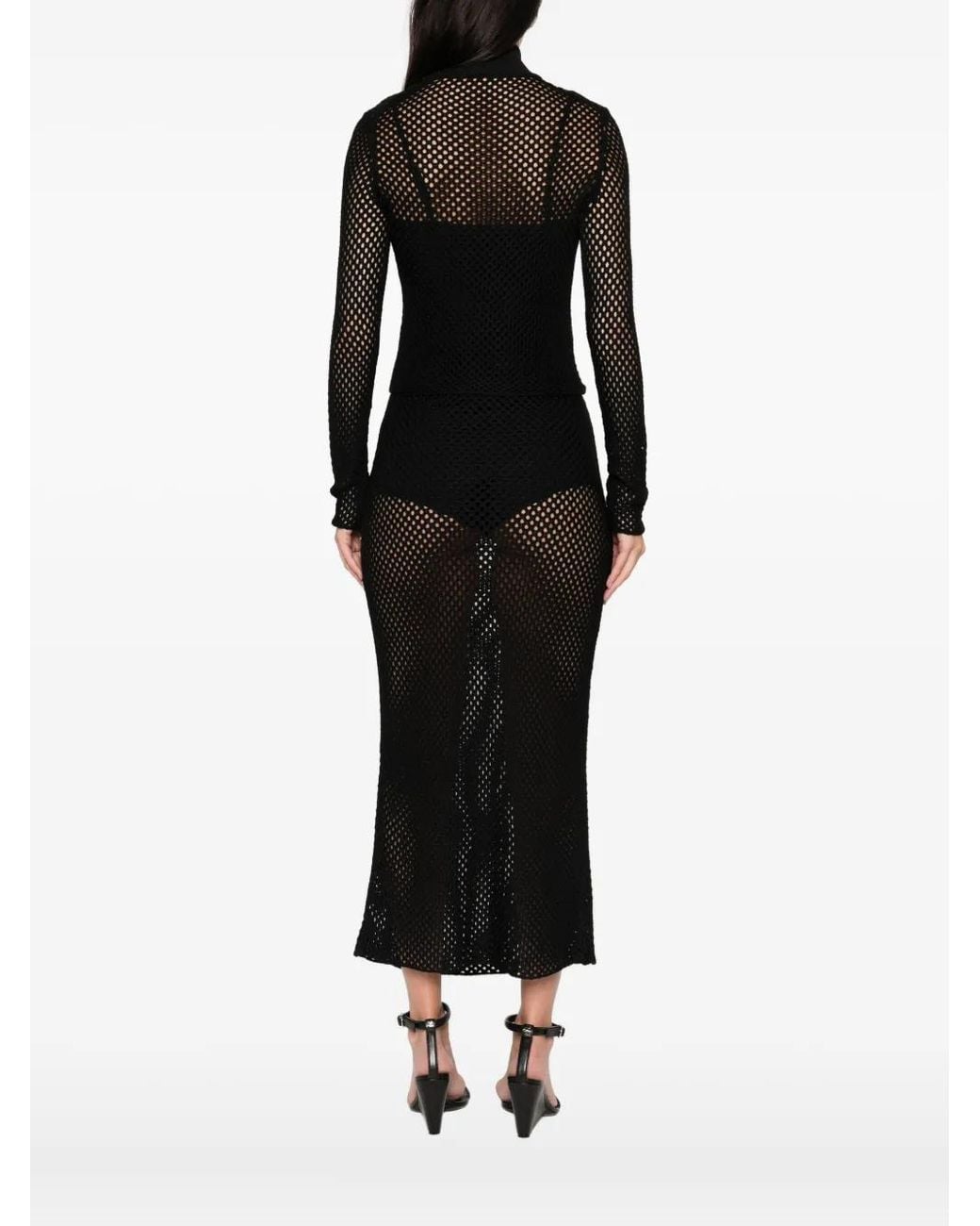 Jonathan Simkhai Black Long-Sleeve Sweater