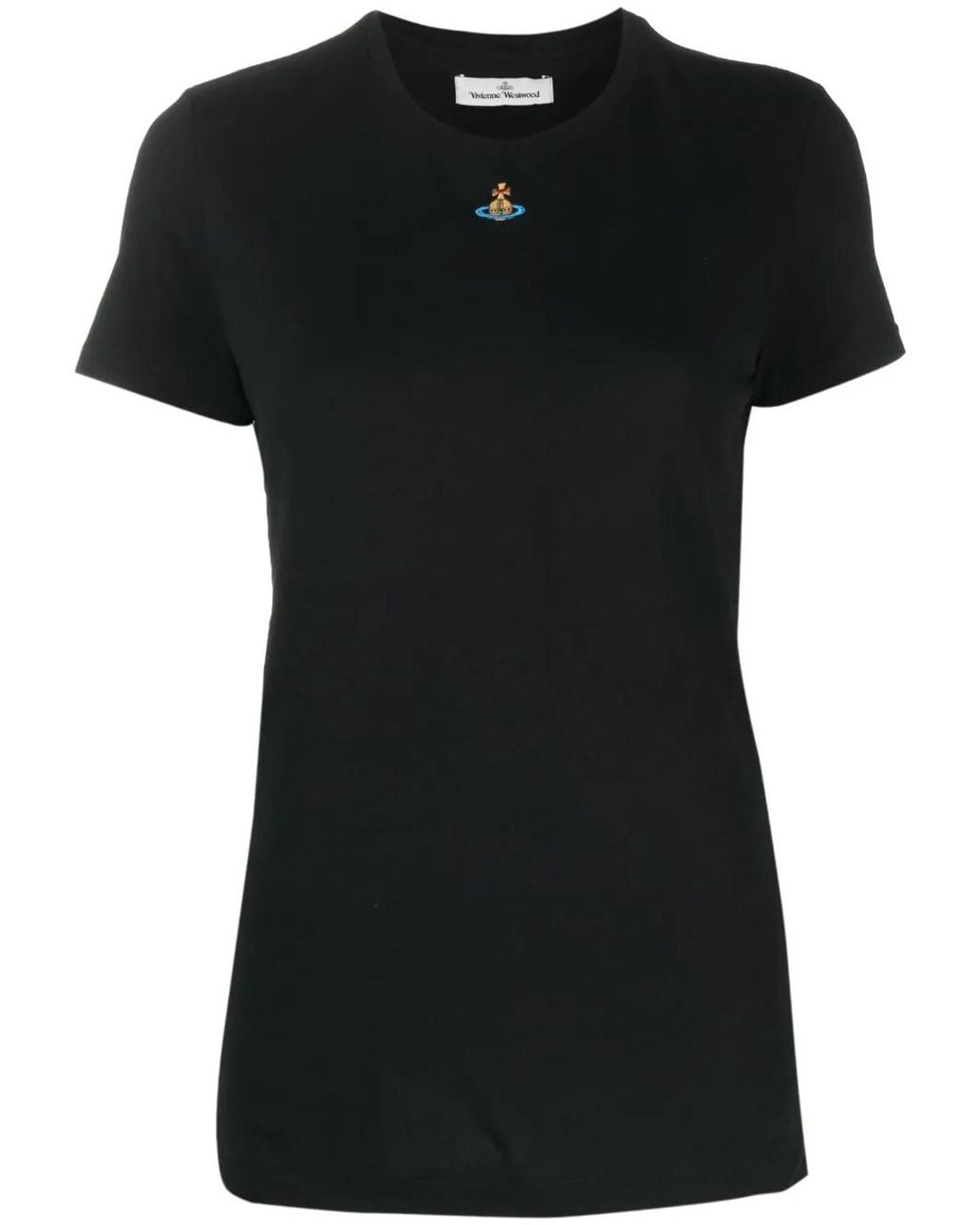 Vivienne Westwood Black Logo Cotton T-Shirt
