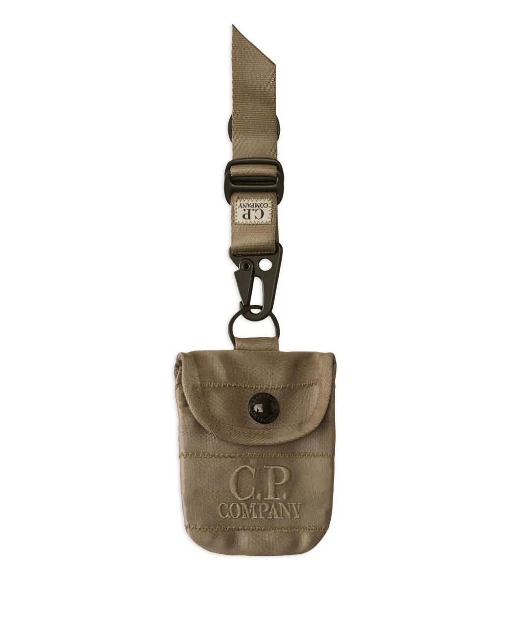 C P Company Sleutelhanger Met Geborduurd Logo in het Metallic voor heren