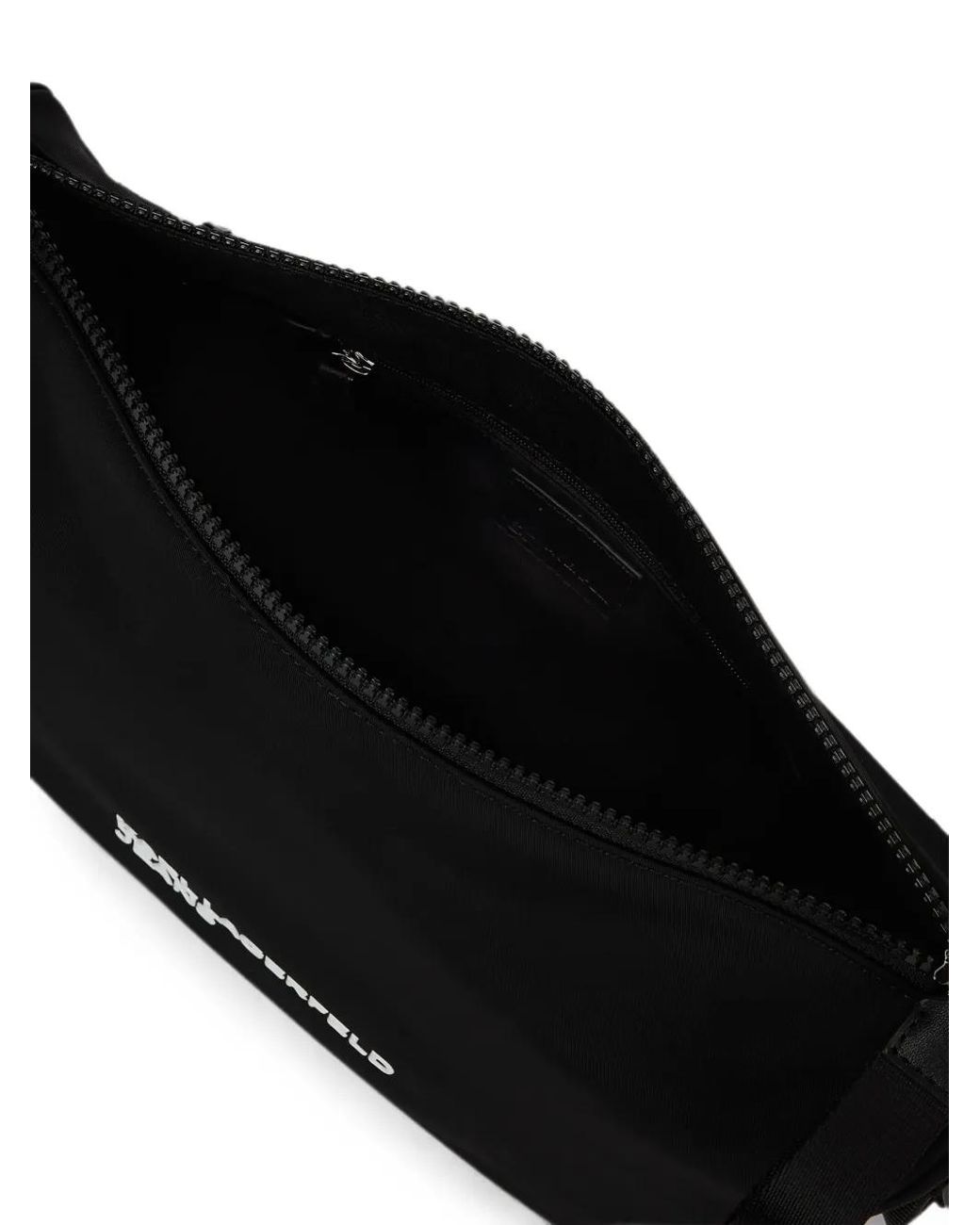 Karl Lagerfeld Black Essential Cross Body Bag for men