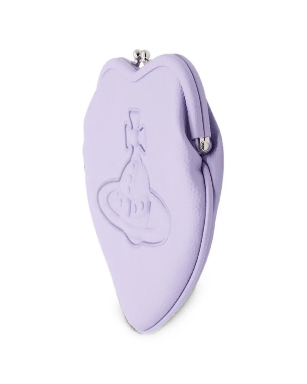 Vivienne Westwood Purple Belle Heart Embossed Mini Bag