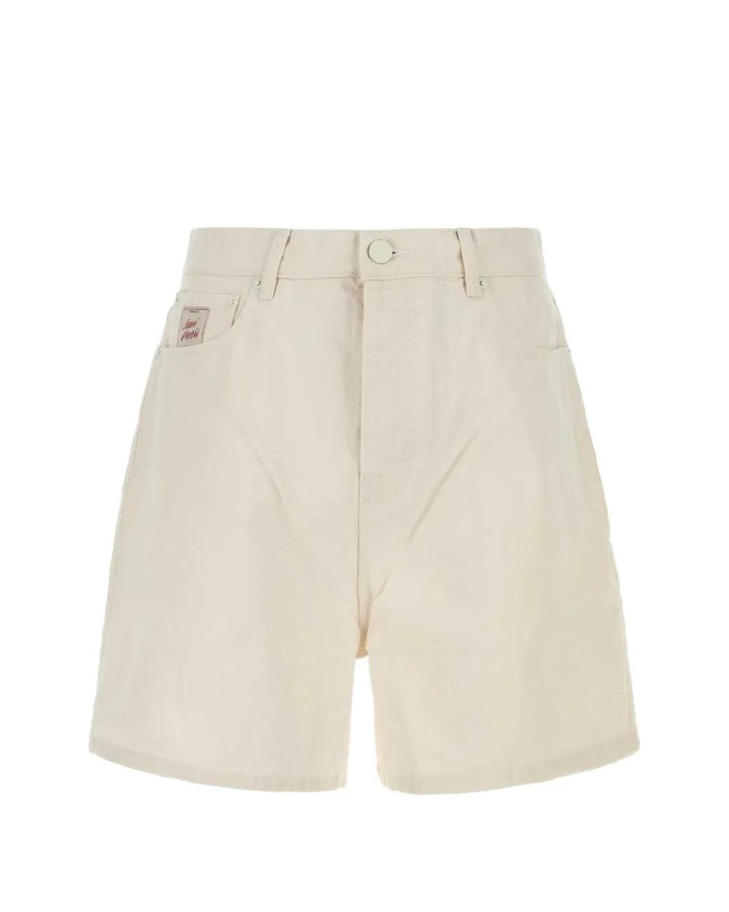 AMI Shorts Mit Logo-Patch in White für Herren