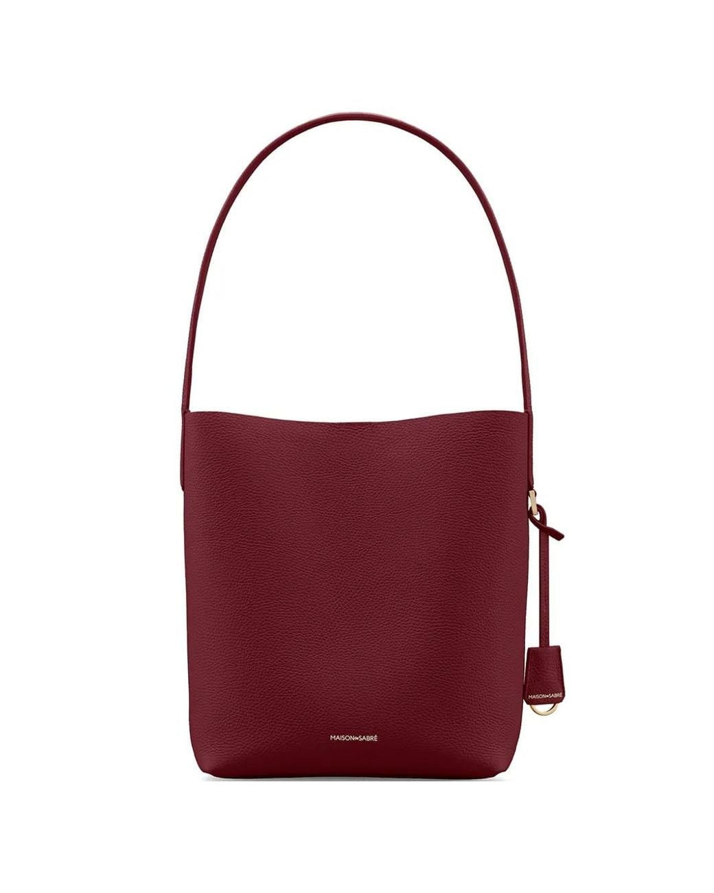 Maison De Sabre Red The Bucket Soft Tote Bag