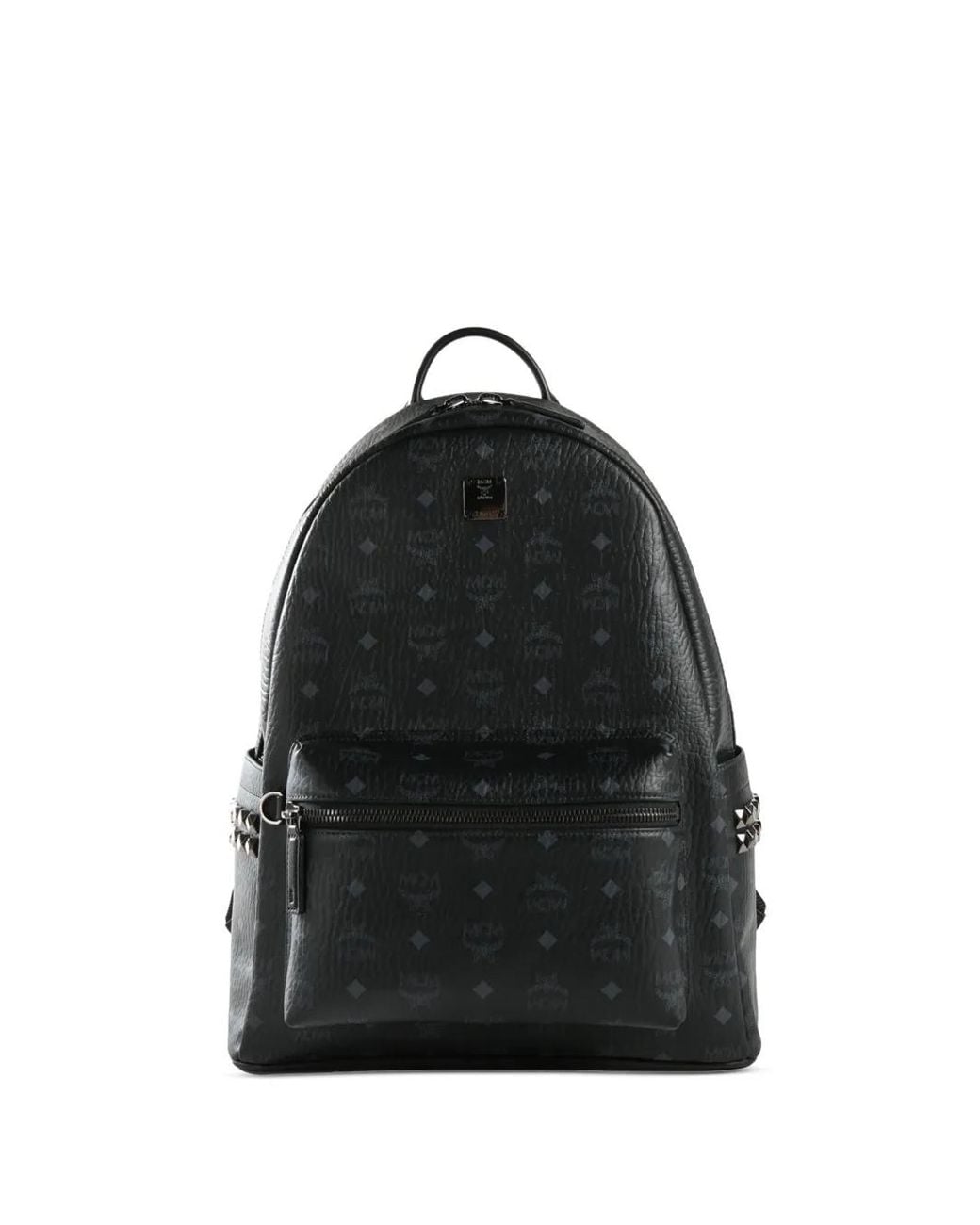 MCM Black Medium Stark Backpack
