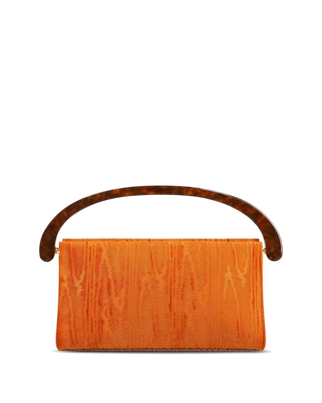 Dries Van Noten Orange Small Velvet Bag