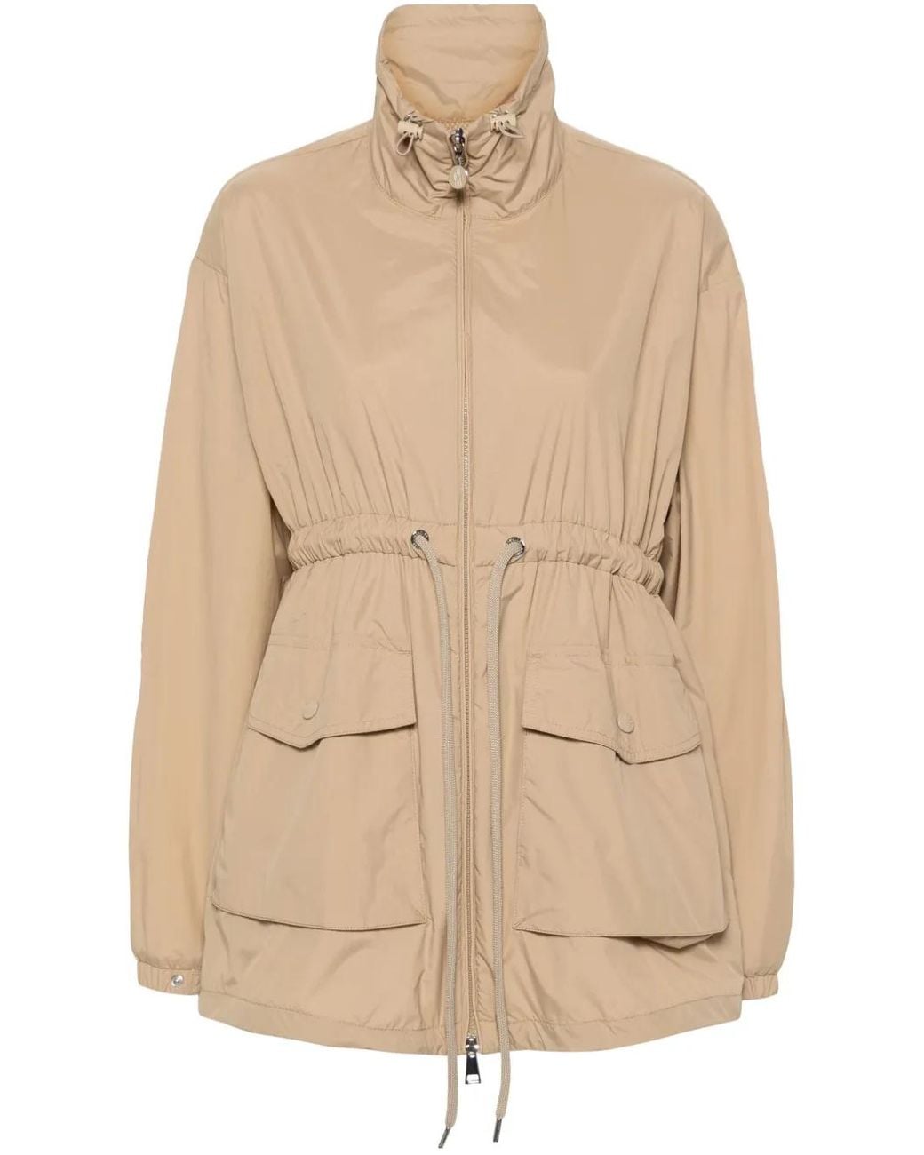 Moncler Natural Beige Iadi Parka Jacket - Women's - Polyester/polyamide